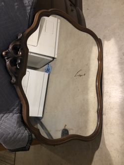 Antique Mirror Dining Room Piece