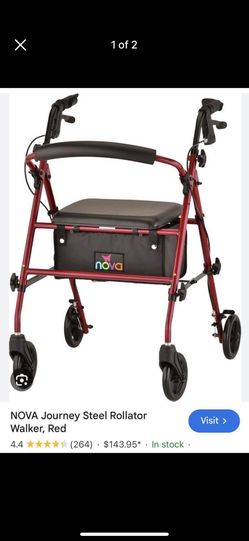 Nova Steel Rollover Walker