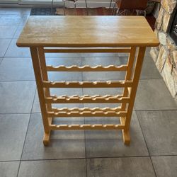 24 Bottle Wine Rack Table