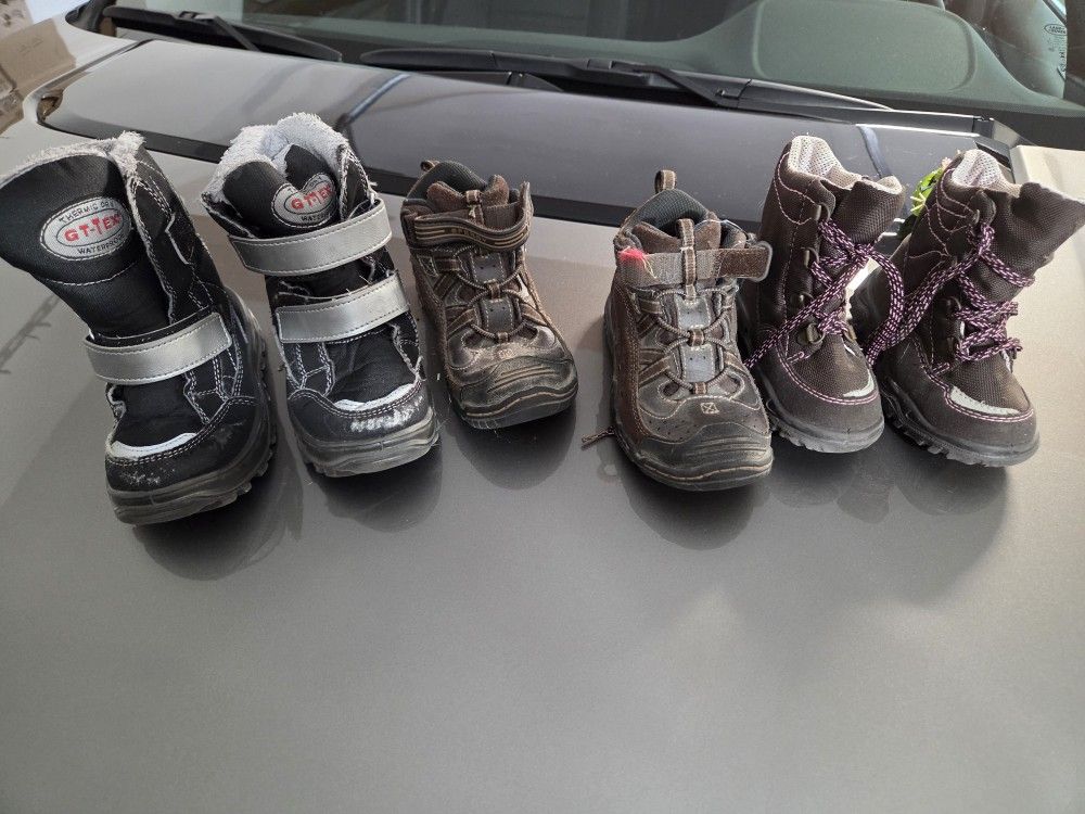 Winter Boots For Kids, Gore-tex, Sizes 8, 9, 11