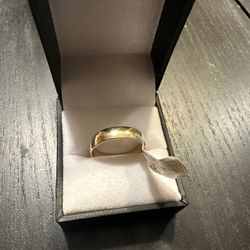 14k Gold Solid Wedding Band