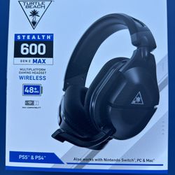 Turtle Beach Stealth 600 Gen 2 MAX Wireless Gaming Headset for PlayStation 4/5/Nintendo Switch/PC NEW