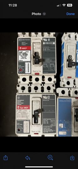 Westinghouse HMCP 50Amp 600v 3 pole  