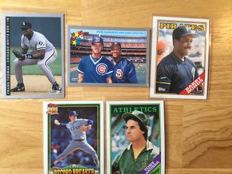 MLB trading cards. Jim Thome rookie.