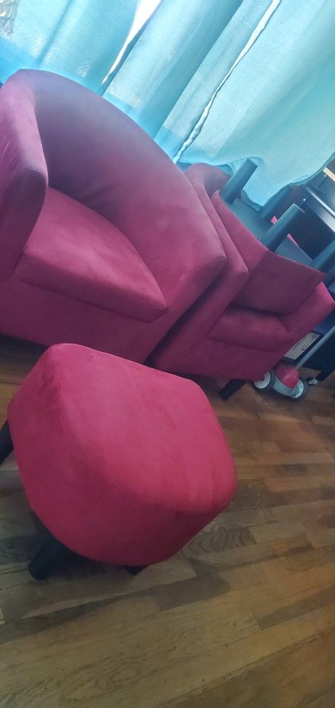 Breighton Home Take a Seat Churchill Accent Chair with Ottoman