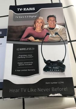 Brand new 2 TV ears headset 5.0 retail value $325