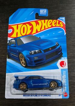 Hotwheels Nissan Skyline GT-R BNR34 J-Imports