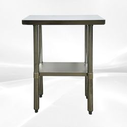 12W x 24D x34H All Stainless Steel Table NSF HN-WT2412-SB