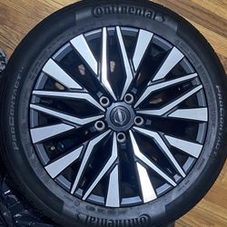4 Continent Pro Contact Tire 215 55r17 And Nissan Rims 