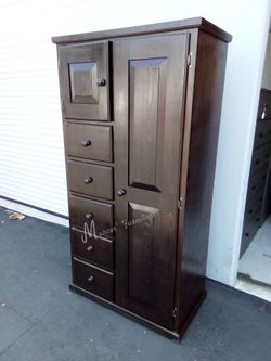 Brown Espresso Wardrobe Closet