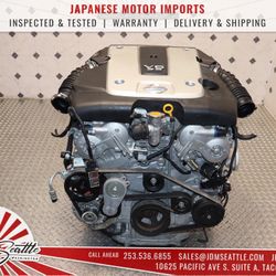 JDM 07-09 NISSAN 350Z 07-08 INFINITI G35 VQ35HR 3.5L V6 RWD ENGINE VQ35 High Rev MOTOR 