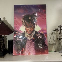 36x24 Juice WRLD Legends Never Die album cover poster, typically categorized as home decor or wall art