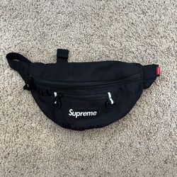 Supreme SS19 Cordura Nylon Jacquard pattern black Waist Bag