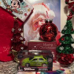 1/32 Diecast Car Jada Fast And Furious Brians Mitsubishi Lancer Evolution Vll