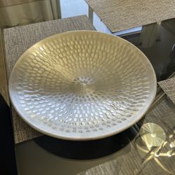 silver decorative tray / bowl / plate