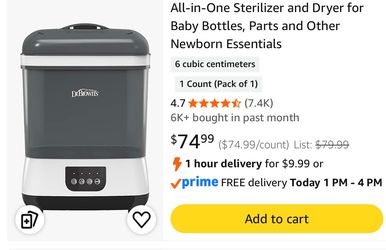 Bottle sterilizer