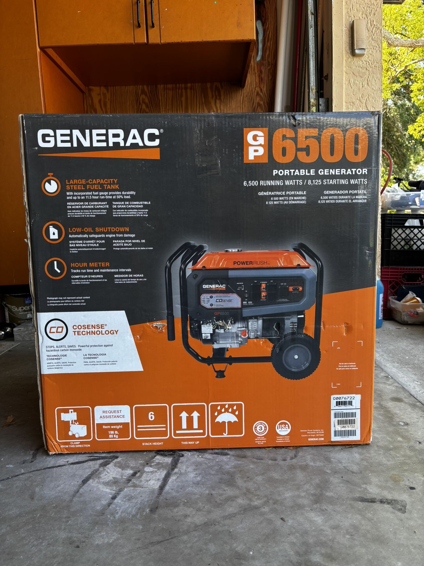 Generac GP6500 Generator