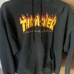 Thrasher Hoodie Size Large/ Black