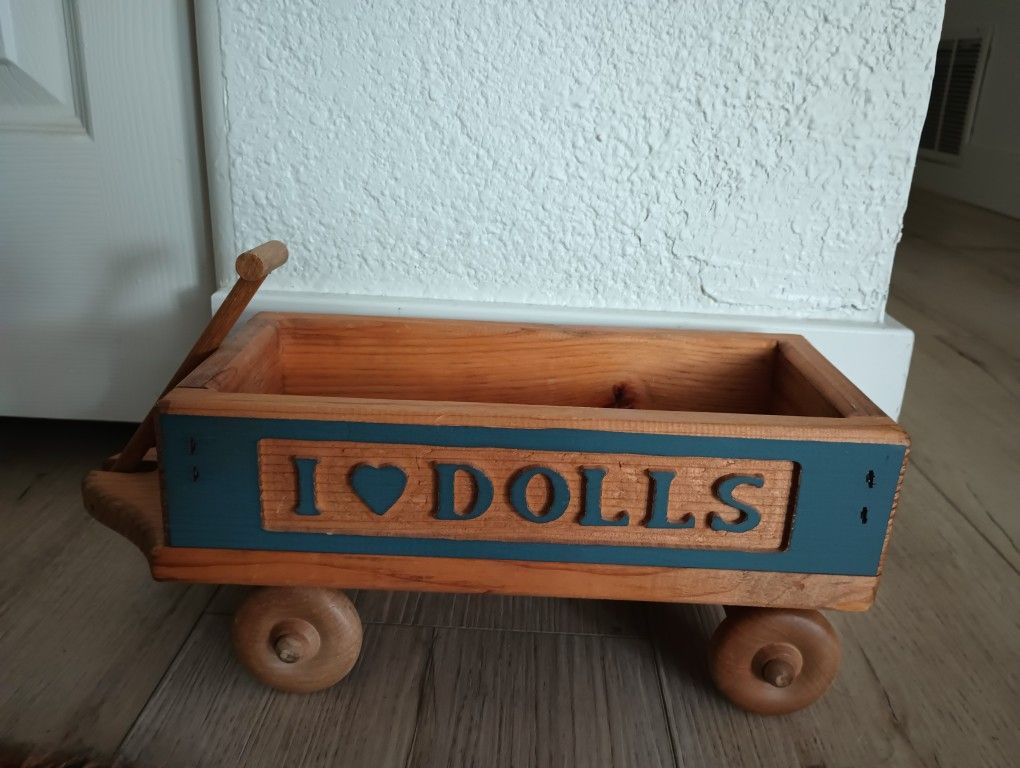 Wooden Wagon For Kids 