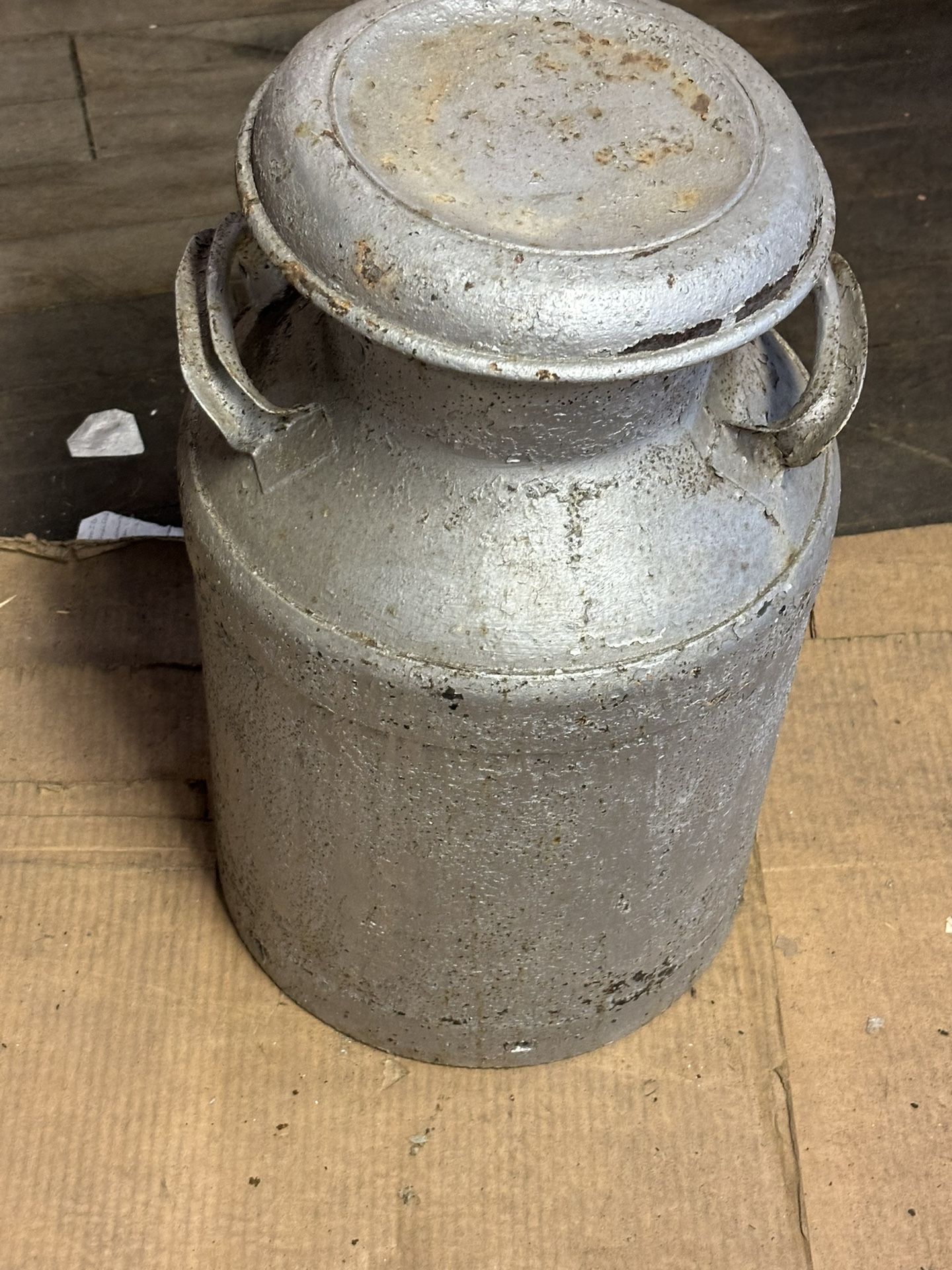 Metal Milk Canister