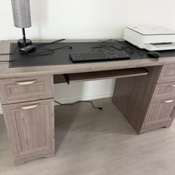 Computer Desk(leather Top)