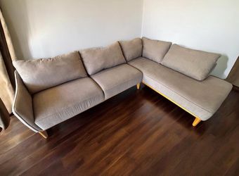 Macy’s Jollene Mid Century Sectional Sofa — $1,500+ Brand New