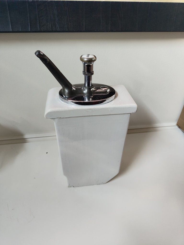 VTG HALL White procelain soda fountain