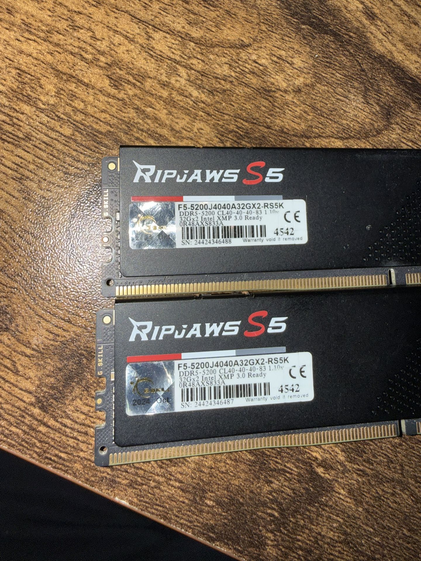 DDR5 Ram G.SKILL XMP 3.0 Ready 64Gb