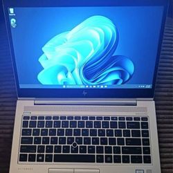 HP EliteBook Laptop Slim Metal Alloy 1080P LCD Webcam USB C Port Windows 11 Professional 