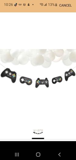 Gamer Party Decorations Birthday Boy