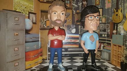 Rhett & Link bobbleheads GMM