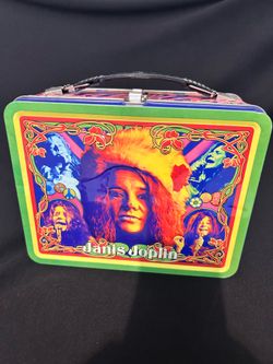 Janis Joplin Collectible Metal Lunch Box