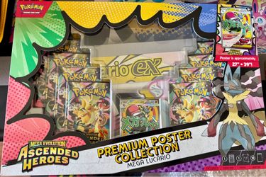 Pokémon Mega Evolution Ascended Heroes Premium Poster Collection – Mega Lucario