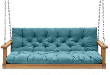 Outdoor swing/benchCushion in Turqoise. NEW