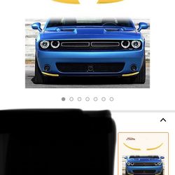 Front Bumper Lip Deflectors For Dodge Challenger 