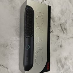 Portapro Hair Brush Straightener