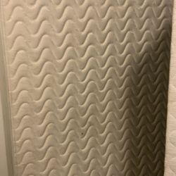 Queen Mattress And Boxspring W Metal Frame