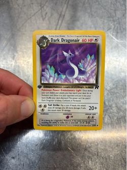 Pokemon Dark Dragonair 1st Ed