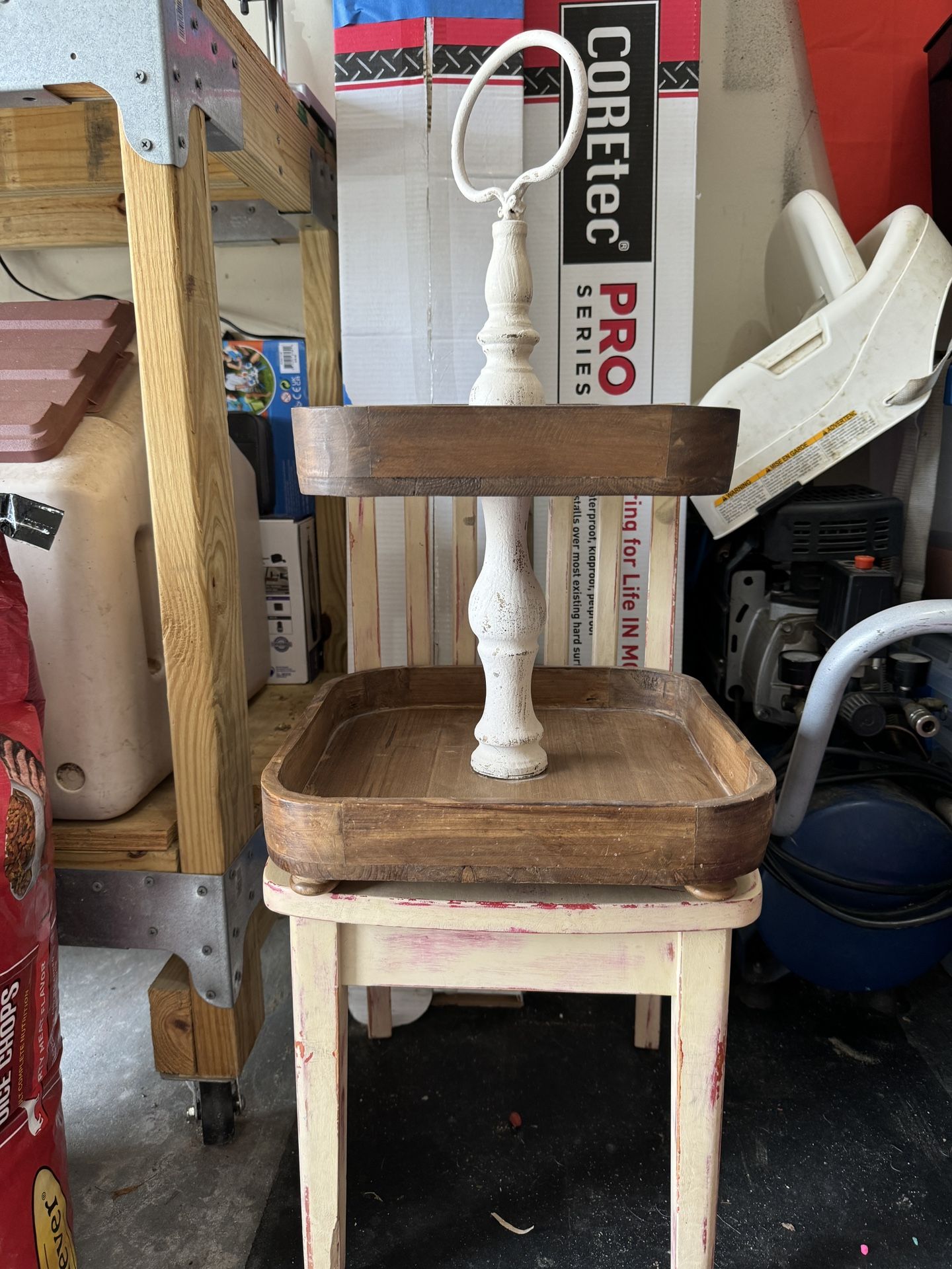 Square 2 Tier Wooden Serving Tray for Sale in Virginia Beach, VA OfferUp