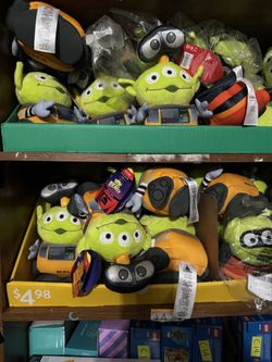 Disney Pixar Toy Story alien And Mr. Incredible 8” Stuffed Toy Limited Edition —$8 Each