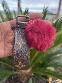 Authentic Louis Vuitton Canvas keychain 