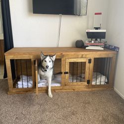 Large Dog Kennel/tv Stand