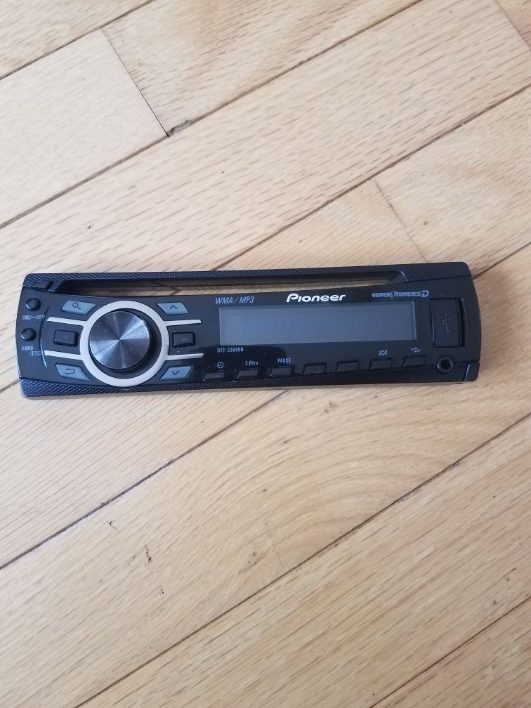 Pioneer DXT-2369UB faceplate