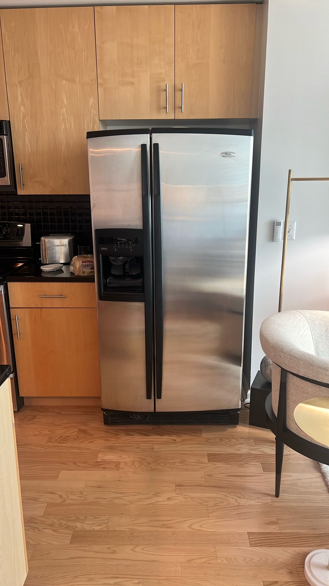 Whirlpool Side By Side Fridge/Freezer