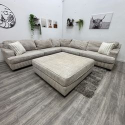 Cream Sectional Couch - Free Delivery 