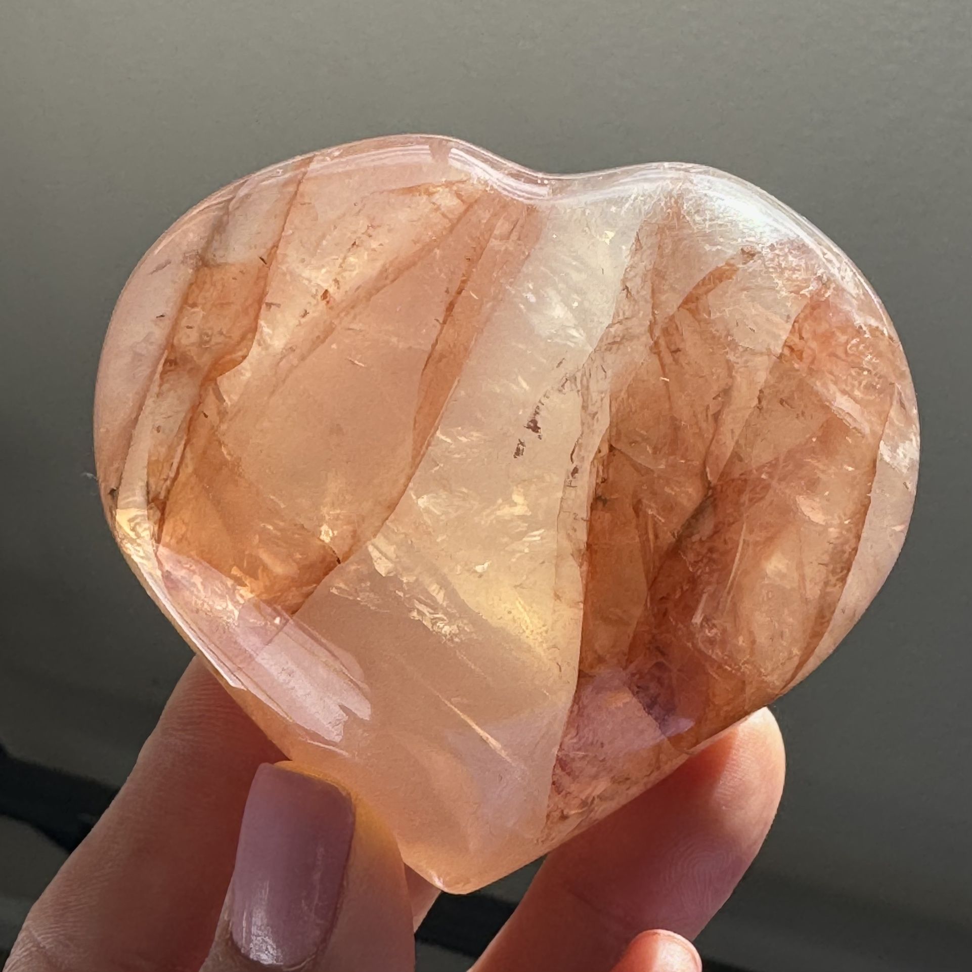 Fire Quartz Heart
