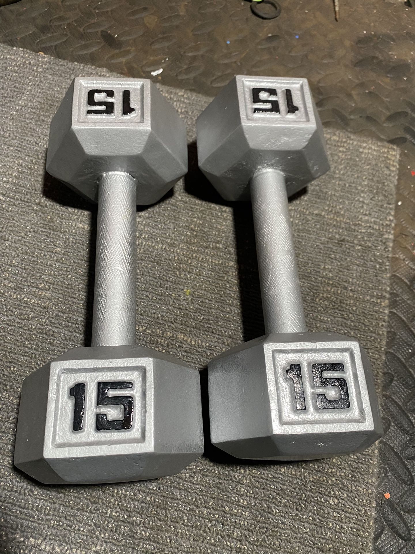 Pair Of 15 LB Dumbbells (PENDING SALE) for Sale in Gig Harbor ...