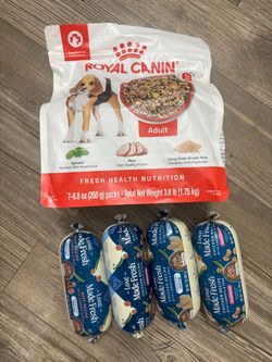 Royal Canin Adult Dog Food Bundle with Blue Buffalo Rolls