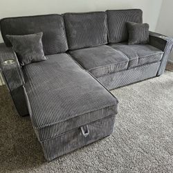 Brand New Sectional Pull Out Bed With Storage $398 