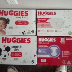 Huggies Diapers $50 For All Size 4 And 5